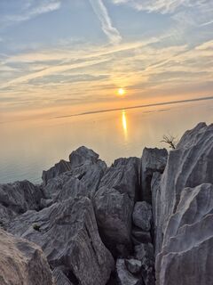 Foto von Angela Hauler entlang der Tour