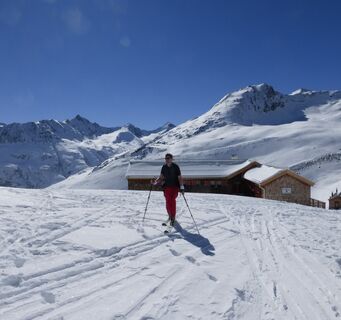 Start bei der Vernaghütte 2755m