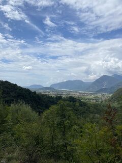 Foto von Gianberto Zilli entlang der Tour