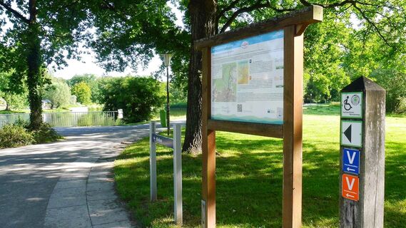 Wanderweg am Kurparksee VitalWanderWelt Bad Salzuflen