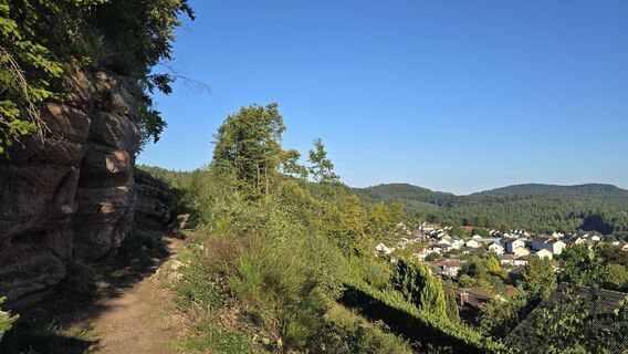 Zdjęcie z Katja Senkel wzdłuż trasy