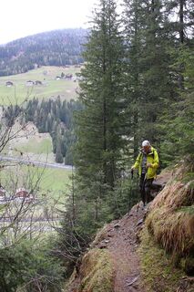 Aufstieg am Schmugglersteig