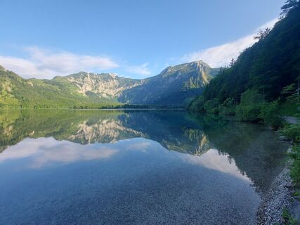 Foto de Johann Schallinger a lo largo del recorrido
