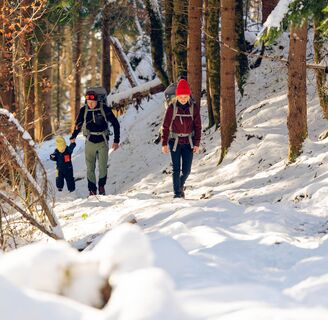 Winterwanderung mit der Familie