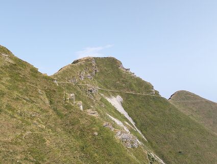Photo de Daniele Berini le long du parcours