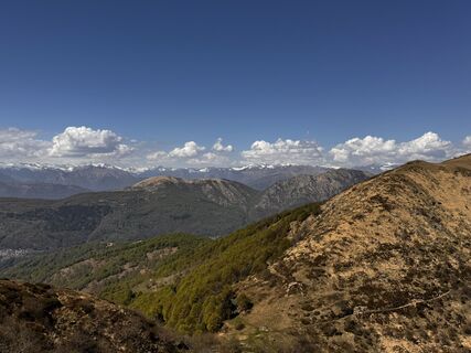 Photo de Fabio Rossini le long du parcours