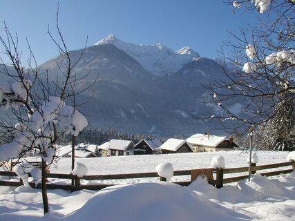 Blick zum Berger Anger und zu den Gailtaler Alpen