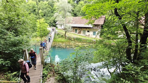 Foto von Franca Škarja entlang der Tour