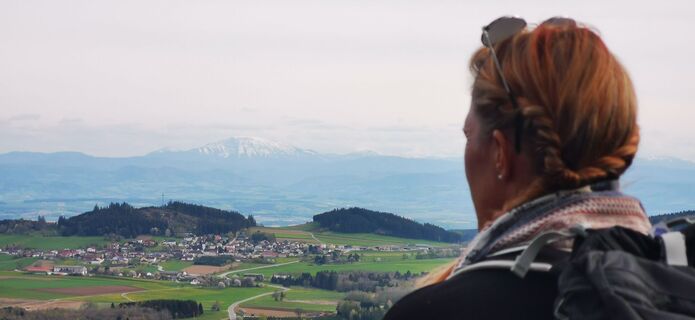 Foto von Klaus Lehner entlang der Tour