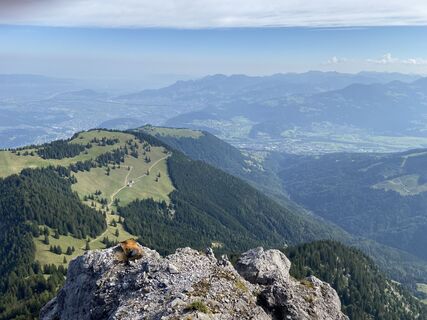 Foto de Edwin Wulz a lo largo del recorrido