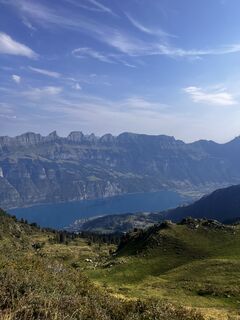 Foto de Florian Kälin a lo largo del recorrido
