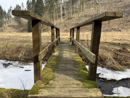 Photo de Norbert Herbig le long du parcours