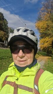 Photo de Ilse Pregartner le long du parcours
