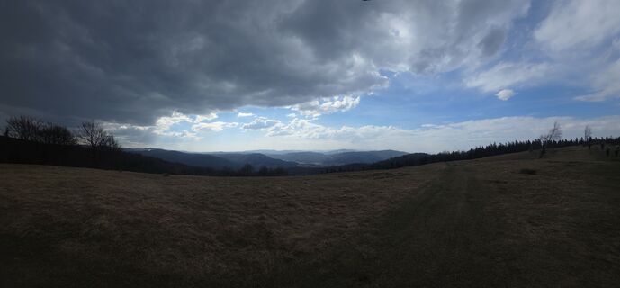 Foto von Grażyna entlang der Tour
