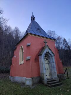 Kaple sv. Markéty, liegt etwas abseits des Weges