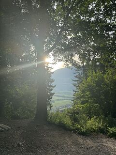 Foto de Sandro Leitinger a lo largo del recorrido