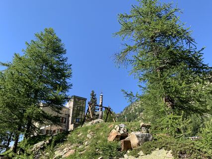 Photo de Toni Lerda le long du parcours