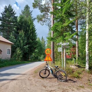 Kreuzung Savirannantie und Helvetinkoluntie