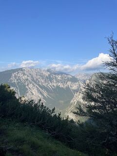 Photo de Mathias Dieber le long du parcours