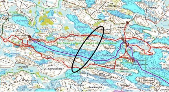 Sturmgebiet von Iso-Palonen