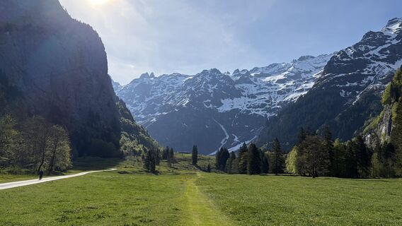Foto von Boris Schickedanz entlang der Tour