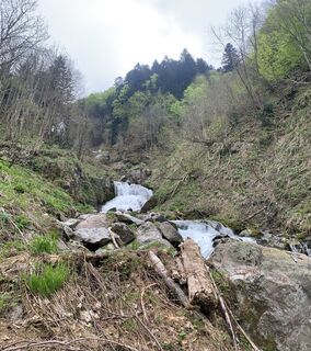 Photo de Toni Lerda le long du parcours