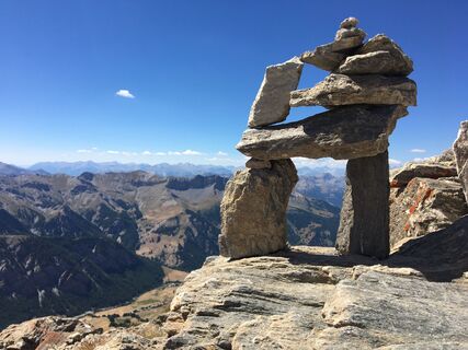 Foto von Frédéric Lagandré entlang der Tour