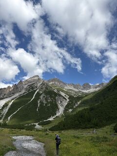 Foto von Egon Dullinger entlang der Tour