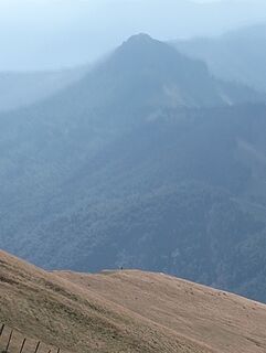 Photo de Daniele Berini le long du parcours
