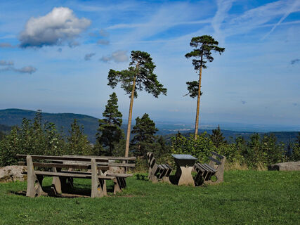 Rastplatz an der Hahnenfalzhütte
