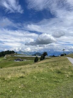 Foto von Sandra Wyss entlang der Tour