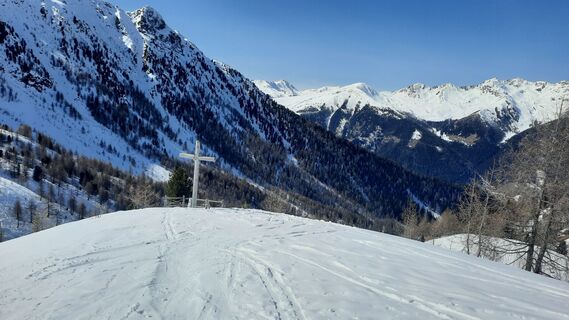 Foto von Anita entlang der Tour