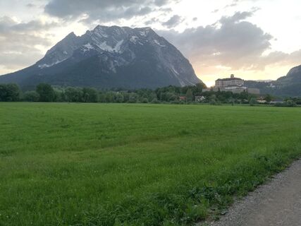 Schloss Trautenfels im Abendlicht