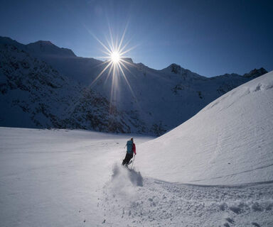 Abfahrt Skitour - Sölden