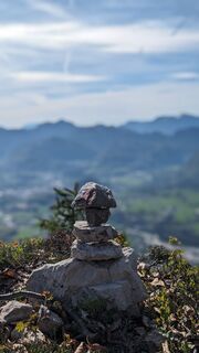 Foto de Klaus Lehner a lo largo del recorrido