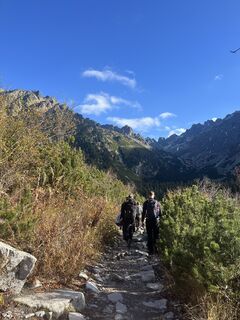 Foto de Lara Rešek a lo largo del recorrido