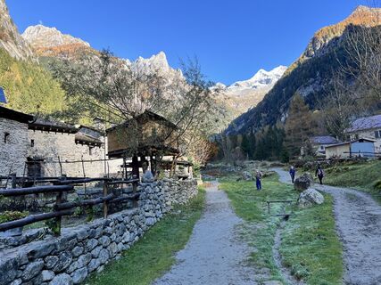 Foto von Natale Maffioletti entlang der Tour
