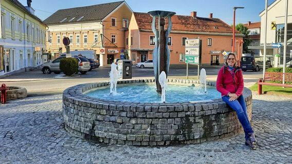 Hauptplatz und Start der Wanderung